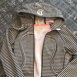 Lululemon striped scuba hoodie 4